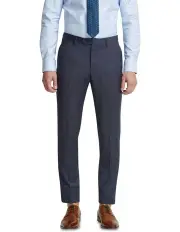 [Oxford] Byron Wool Suit Trousers in Steel