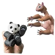 Finger Puppet Set, Animals Puppet Show Theater Props, Novelty Squirrel & Panda