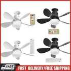 30W Ceiling Fan LED Lamp Remote Control Socket Fan Lamp Indoor Ceiling Fan Light