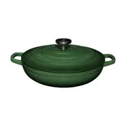 Maxwell & Williams Cookware Cast Iron Braiser 27cm/3.3L - English Racing Green