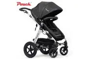 2 IN 1 BABY TODDLER PRAM STROLLER JOGGER ALUMINIUM WITH BASSINET - Black