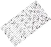 WVRLY Quilting Ruler Acrylic Ruler Anti-Slip Sewing Ruler Patchwork Ruler Metric Ruler Laser Cut Ruler for Quilting Supplies Patchwork Square Quilting Accessories, DB22072205