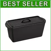 Elegant Cast Iron Bread Loaf Pan with Lid - Perfect for Special Occasions