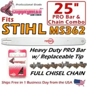 COPPERHEAD 25" Bar & PRO Chain 3/8 .050 - Fits STIHL MS362 3003 000 8830 33RS-84
