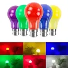 Colorful B22 Bayonet LED Bulb Non-dimmable Energy Saving Pear Shaped Light Bulbs