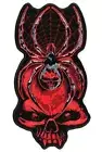 BLACK WIDOW SPIDER PATCH #p4110 EMBROIDERED 5 IN X 2 IN hat jacket biker iron