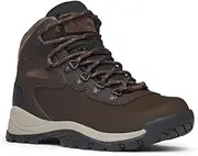 [Columbia] Women's Newton Ridge Lightweight Waterproof Shoe Hiking Boot, 2024 Cordovan/Crown Jewel, 7 Wide