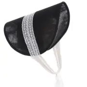 Elegant Millinery Victorian Bonnets Base Hat Pillbox Hat for Makeup Party