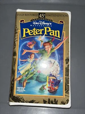 Peter Pan (VHS, 1998, 45th Anniversary Limited Edition) New Sealed 11