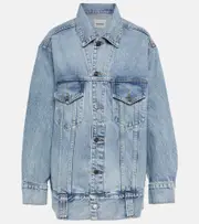 [Khaite] Khaite Grizzo denim jacket AU 14 blue