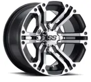 ITP SS 212 14x8 / 4x110 BP / 3+5 Offset Machined Wheel