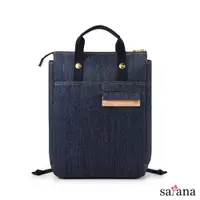 在飛比找樂天市場購物網優惠-【satana】Denim 都會丹寧後背包 深丹寧藍 SDN