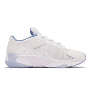 【NIKE 耐吉】籃球鞋 Air Jordan 11 CMFT 男鞋 喬丹 11代設計靈感 避震 包覆 皮革 白 藍(DO0751-100)