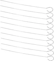 25PCS Reusable Stainless Steel Skewers Long BBQ Skewers for Grilling Meat Vegetables Fruits Heat Resistant Easy to Clean Grilling Needles for Outdoor Barbecue Camping