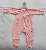 Bonds BX4XW 1IT Printed Wondercool Eyelet Zip Wondersuit Romper Size 0000 New