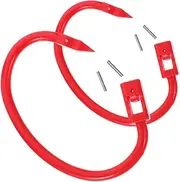GALPADA Livestock Nose Ring Clamp Plastic Calf Weaner Easy Install Comfortable for Cattle