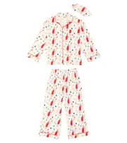 [Jellymallow] Jellymallow Printed cotton pajamas and eye mask set Y 3 multicoloured