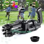 Portable Automatic Bubble Machine Gun, Bubble Gun Kids Gift Toy Outdoor Party