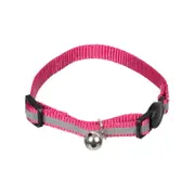 Happy Tails Reflective Pink Cat Collar