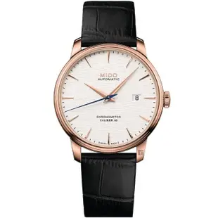 【MIDO 美度】官方授權 Baroncelli 永恆系列天文台認證機械對錶 情侶手錶(M0274083603100+M0272083603600)