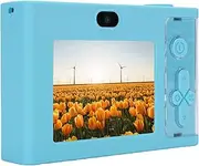 Yunir Digital Camera, HD Camera 1080p Point and Shoot Kids Chids, 48MP Dual Lens AutOfocus Compact Portable Small, Type-C Rechargeable Travel Camera with 2.4 Inch Screen for (Blue)