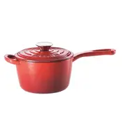 Baccarat Le Connoisseur Cast Iron Saucepan 16cm 1.5L Red - Robins Kitchen