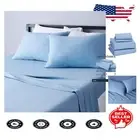 Luxurious King Size Cotton Jersey Bed Sheets Set - Super Soft & Breathable