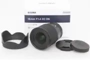 Sigma 16mm F1.4 DC DN Comtemporary Wide Angle Lens for Canon FE-M Mount New