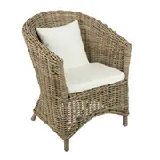 [Florabelle Living] Hendrix Rattan Tub Armchair W/ Cushions
