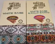 backflow incense cones 2 Pack. White Sage And Palo Santo