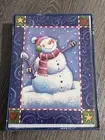 Vintage K-Mart Christmas Cards 18ct & Envelopes Holiday Snowman Trim a Home New