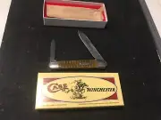 Rare Case Winchester Honey Bone Folding Pocket Knife 62091 Made in USA