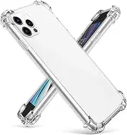 iShop for iPhone 11 Pro Case Crystal Clear, [TPU Material] [14FT Mil-Grade Protection] Transparent Slim Protective Shockproof Bumper for Women Men 11 Pro Phone Case 5.8"-Clear