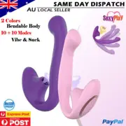 Sucking Rabbit Vibrator Dildo Clitoris GSpot Stimulator Massager Adult Sex Toy