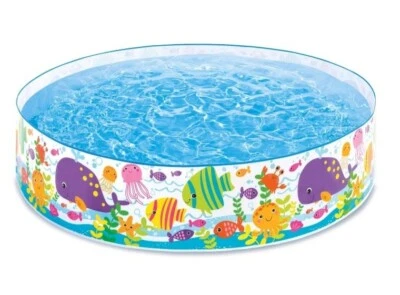 INTEX 6ft Snapset Pool Water park. Kids summer fun. Ages 3+. Inflatable pool