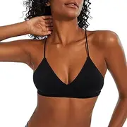 [ForBaysy] Seamless Bra for Women Low Back Bralette Wirefree Spaghetti Bra with Padded Removeable