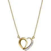 LuvMyJewelry Mirella Love Diamond Necklace in 14K Gold in 14K Yellow Gold at Nordstrom One Size