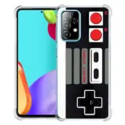 (Retro Controller)ShockProof TPU phone case cover(Clear)for Samsung Galaxy A52