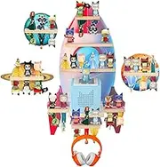 for Toniebox Starter Tonie Shelf Wall Mounted Set of 4,Tonies Figures Tonies Storage,Magnetic Wooden Floating Shelves Compatible with Tonie box Player Character for Children Room