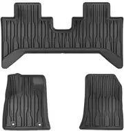 Suitable for 2024 BYD Shark6 TPE car Floor mats, Interior Modification of car Parts BYD Pickup Truck Floor mats, Waterproof, Anti Slip Design, Easy to Clean (Left-Hand Drive)