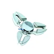 Stress Relief Fidget Spinner, Silver - Smooth Spin for Young Adults 17+ Years