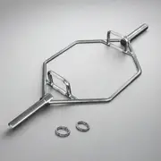 [Xpeed] Xpeed - 4ft Olympic Hex Trap Bar with Folding Handles