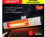 2000W 3000W Halogen Infrared Heater Instant Heat Outdoor Patio Strip Heater Bar