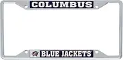 Columbus Blue Jackets Team NHL National Hockey League Metal License Plate Frame for Front or Back of Car Officially Licensed (Traditional)