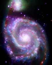 8x10 photograph print space galaxy nebula outer space purple