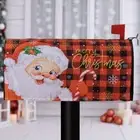 Elastic Christmas Mailbox Cover Reusable Snowmen Post Box Cover Christmas