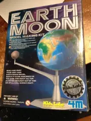 Earth Moon Kit Model Making Kit Paint Glow In Dark NEW FREE SHIPPING