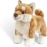 TAMMYFLYFLY Shiba Inu Plush Corgi Pillow Cute Dog Doll Stuffed Animal Plush Toy 12 Inches (Brown)