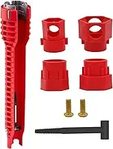 Tap Spanner Tools - Hexagonal Faucet Wrench Aluminum Tools, Multifunctional Faucet Sink Tool, Sink Wrench Sink Drain Wrench - Water Pipe Puller 14 In 1 Sink Wrench For Bathrooms, Toilets, Kitchens