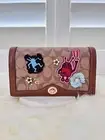 NWT COACH F55643 Keith haring Signature canvas patchwork crossbody clutch $328